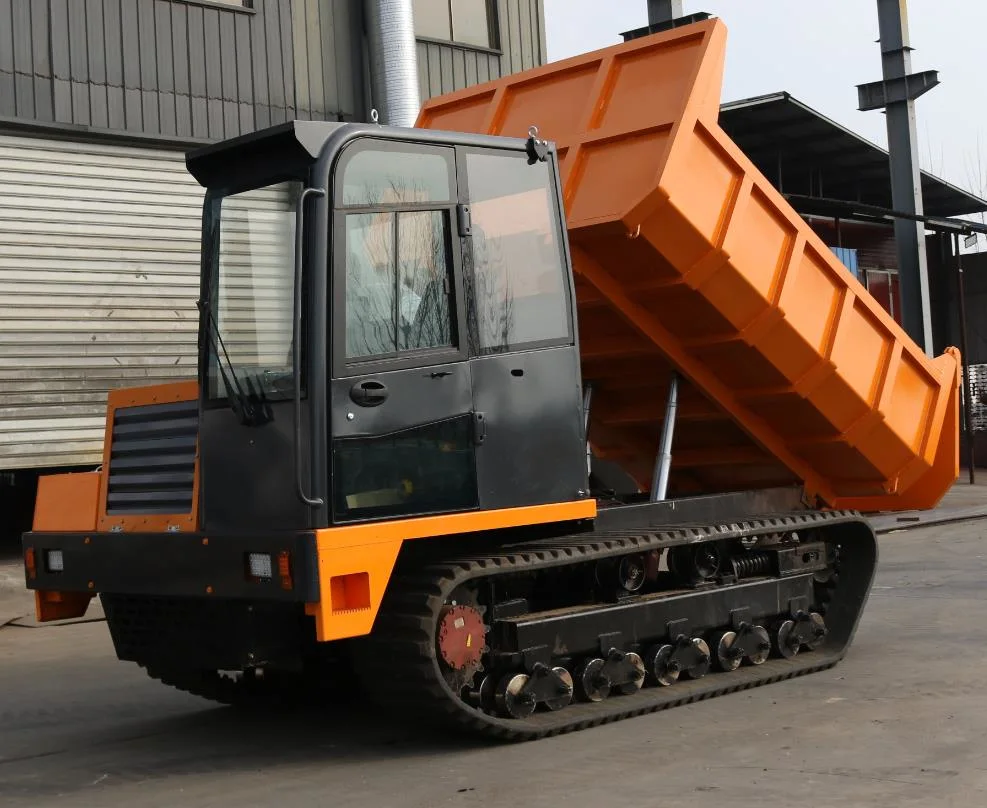 Oriemac Om-08 8ton Payload Rubber Track Crawler Carrier for Jobsite