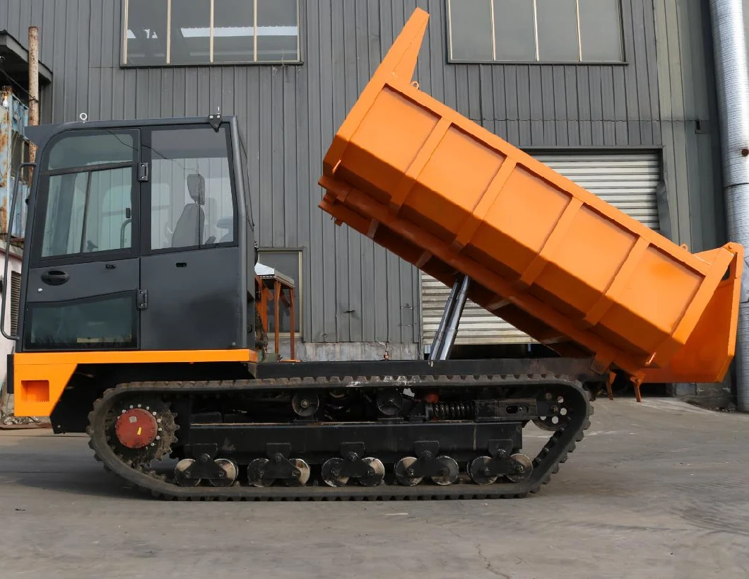 Oriemac Om-08 8ton Payload Rubber Track Crawler Carrier for Jobsite