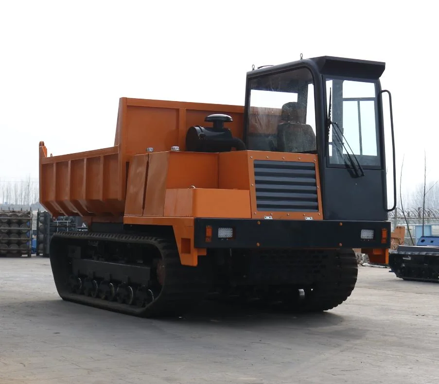 Oriemac Om-08 8ton Payload Rubber Track Crawler Carrier for Jobsite