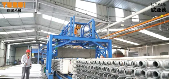 Precast Wall Panel System Hollow Core Slab Fabrication Machine EPS 3D